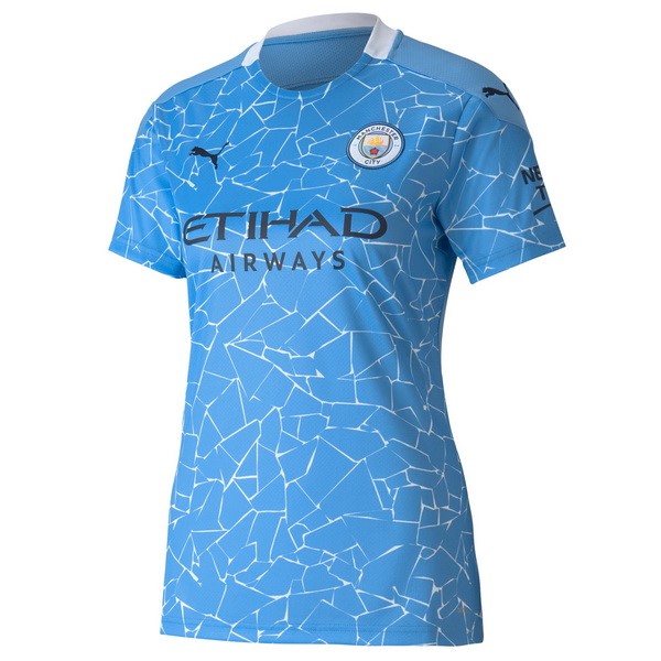 Camiseta Manchester City Primera Equipación Mujer 2020-2021 Azul